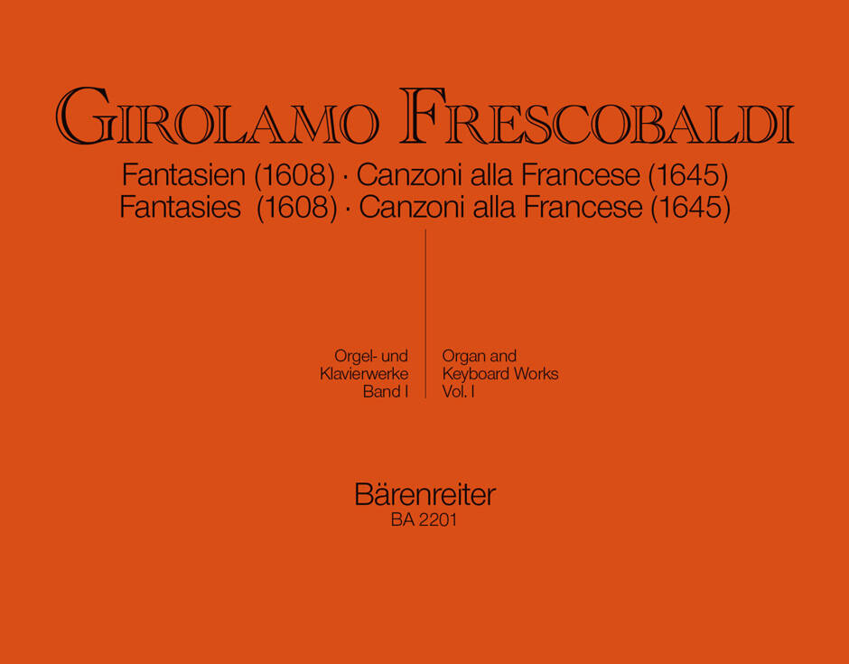 Fantasien (1608), Canzoni Alla Francese (1645) - Frescobaldi - Performance Score, Anthology
