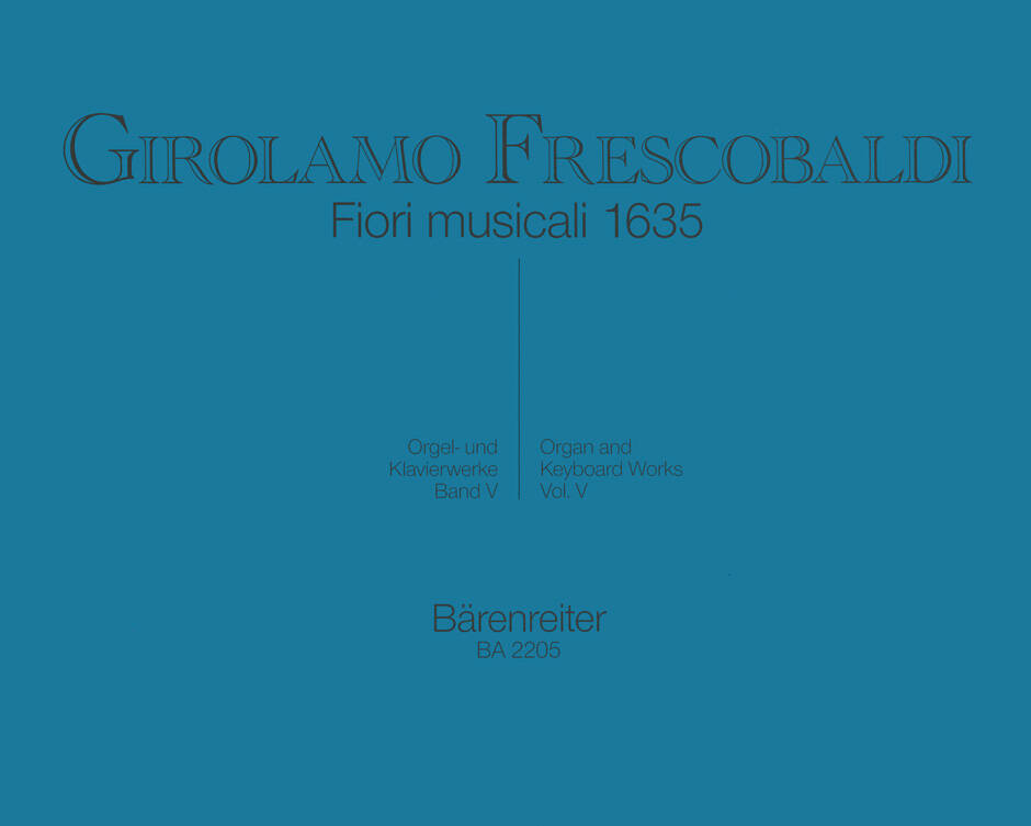 Fiori Musicali 1635 - Frescobaldi - Performance Score, Anthology
