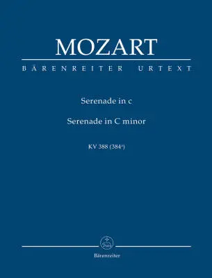 Baerenreiter Verlag - Serenade for Two Oboes, Two Clarinets, Two Horns and Two Bassoons in C Minor K. 388 (384a) - Mozart - Study Score, Urtext Edition - Orchestra