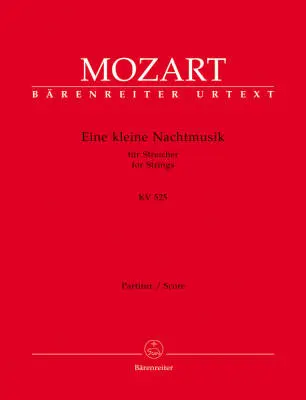 Baerenreiter Verlag - Eine Kleine Nachtmusik for Strings in G Major K. 525 - Mozart - Score, Urtext Edition - Strings