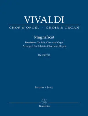 Baerenreiter Verlag - Magnificat RV 610/611 - Vivaldi - Organ Reduction - Soloists, Choir, Organ
