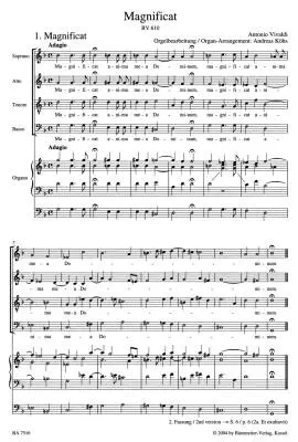 Magnificat RV 610/611 - Vivaldi - Organ Reduction - Soloists, Choir, Organ