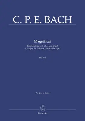 Baerenreiter Verlag - Magnificat Wq 215 - Bach - Organ Reduction