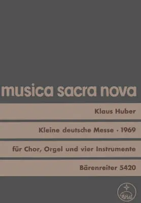 Baerenreiter Verlag - Kleine Deutsche Messe (Missa Brevissima) (1969) - Huber - Choral Score