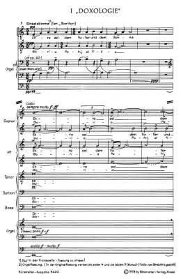 Kleine Deutsche Messe (Missa Brevissima) (1969) - Huber - Choral Score