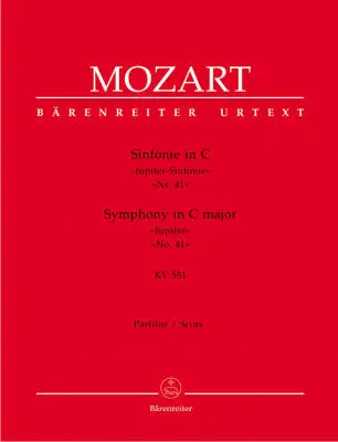 Baerenreiter Verlag - Symphony No. 41 in C Major K. 551 Jupiter Symphony - Mozart - Score, Urtext Edition - Orchestra