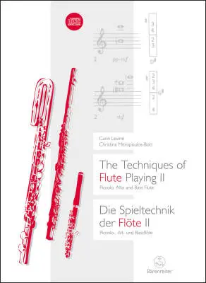 Baerenreiter Verlag - The Techniques of Flute Playing Ii / die Spieltechnik der Flote Ii - Levine/ Mitropoulos-bott - Book, Cd - Flute