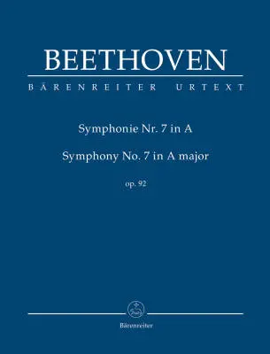 Baerenreiter Verlag - Symphony No. 7 in a Major Op. 92 - Beethoven - Study Score, Urtext Edition - Orchestra