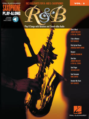 R&B: Saxophone Play-Along Volume 2 - Book/Audio Online
