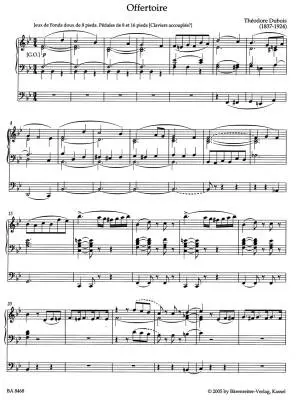 Early Works and Works with Little or Facultative Pedal Use - Dubois - Performance Score, Anthology, Urtext Edition - Organ