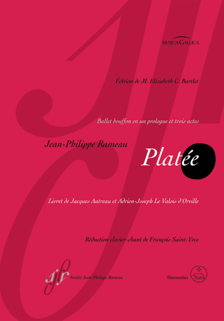 Platee Rct 53 - Rameau - Vocal Score, Urtext Edition - Soloists, Choir, Ballet, Orchestra