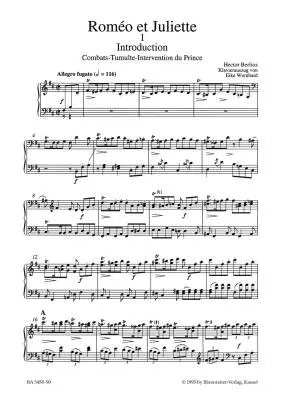 Romeo et Juliette Op. 17 Holoman 73 - Berlioz - Vocal Score, Urtext Edition - Soloists, Orchestra