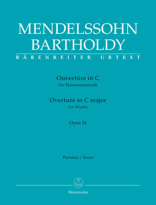 Baerenreiter Verlag - Ouverture for Winds in C Major Op. 24 - Mendelssohn Bartholdy - Score, Urtext Edition