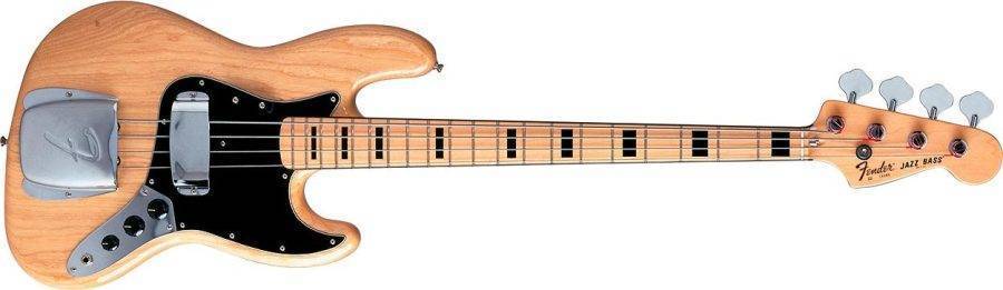 American Vintage \'75 Jazz Bass - Maple Neck in Natural