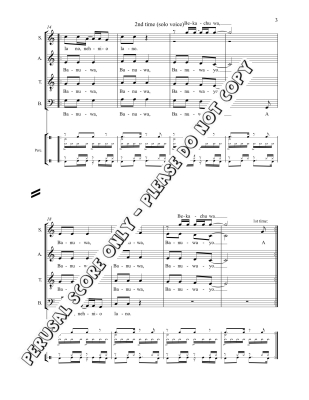 Banuwa (Sing Noel) - Liberian Folk Song/Henderson - SATB