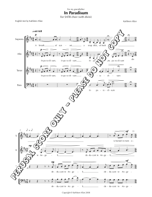 In Paradisum - Allan - SATB