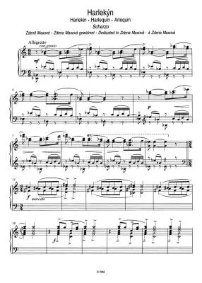 Marionetten II - Martinu - Performance Score - Piano