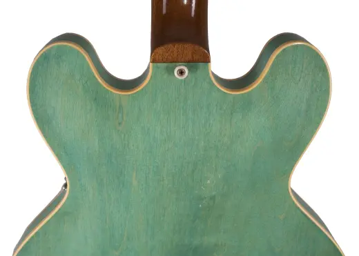 Light Aged 1959 ES-335 Electric Guitar with Hardshell Case - Aqua