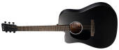 "Martin Guitars - DC-10E Modern Black Acoustic\/Electric Guitar with Softshell Case - Left Handed"