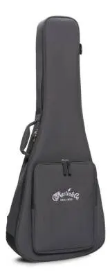 DC-10E Modern Black Acoustic/Electric Guitar with Softshell Case - Left Handed