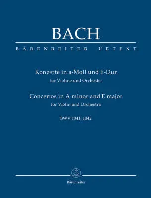 Baerenreiter Verlag - Violin Concertos BWV. 1041 and BWV. 1042 - Bach - Study Score