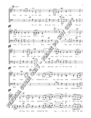 Keep Your Lamp Burning - Traditional/Best - SATB