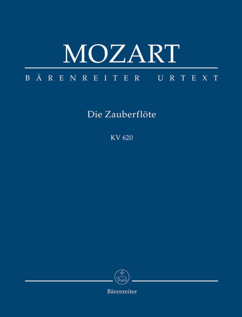 The Magic Flute K. 620 - Mozart - Study Score, Urtext Edition