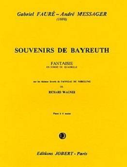 Souvenirs de Bayreuth - Messager/Faure - Piano Duet, 1 Piano 4 Hands