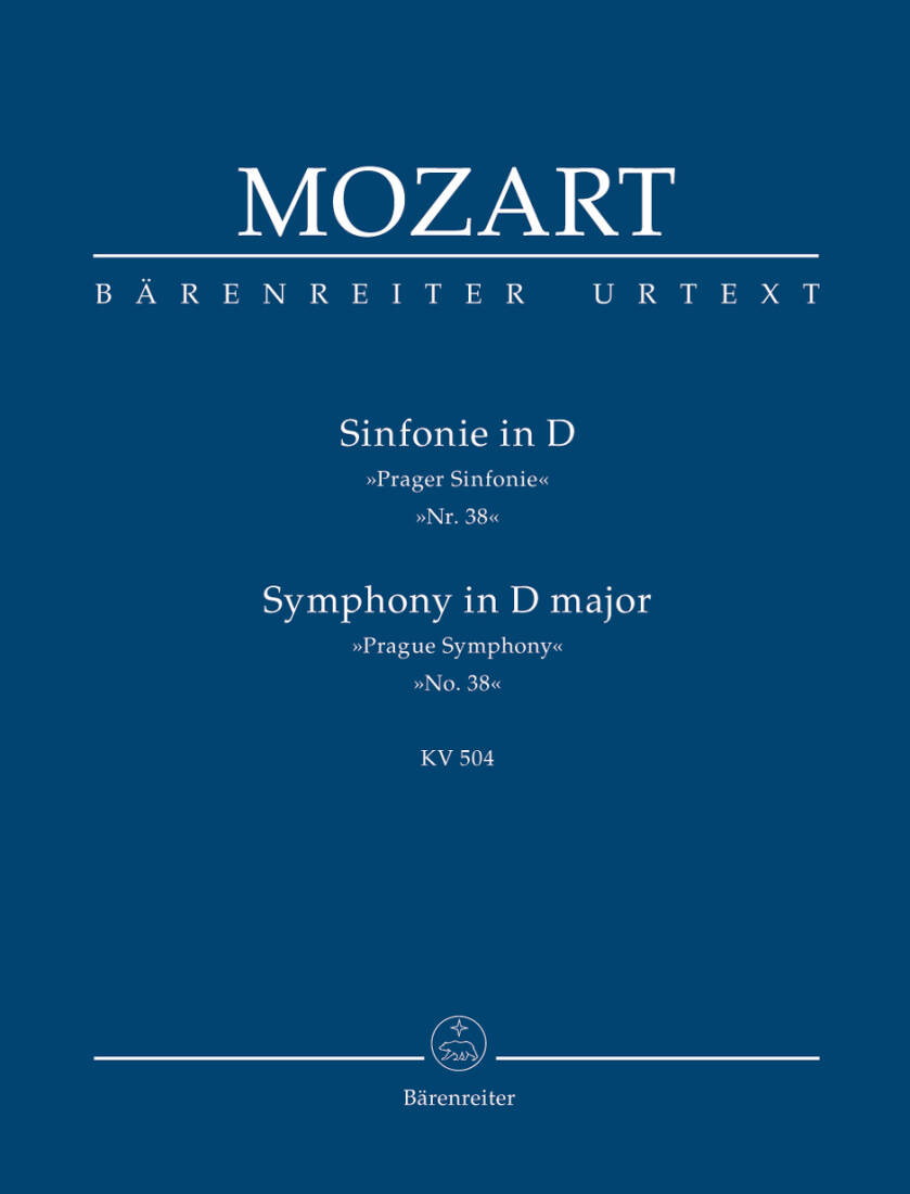 Symphony No. 38 in D Major K. 504 \'\'Prague Symphony\'\' - Mozart - Study Score, Urtext Edition - Orchestra