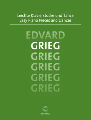 Baerenreiter Verlag - Easy Piano Pieces and Dances - Grieg - Performance Score, Anthology - Piano