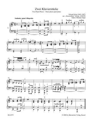 Easy Piano Pieces and Dances - Grieg - Performance Score, Anthology - Piano
