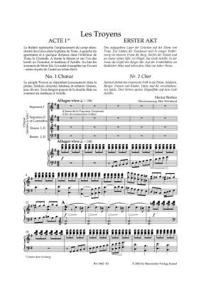 Les Troyens Holoman 133 - Berlioz - Vocal Score, Urtext Edition