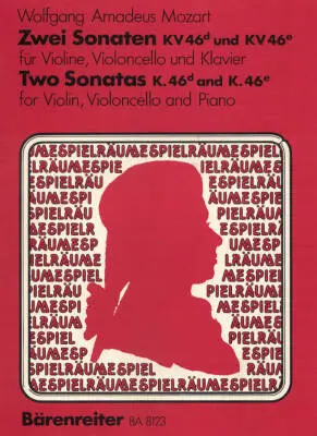 Baerenreiter Verlag - Two Sonatas K. 46d and K. 46E  - Mozart - Piano Trio - Parts Set