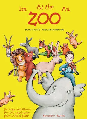 Baerenreiter Verlag - At the Zoo for Violin and Piano - Twardowski/ Cofalik - Violin/Piano - Book