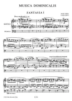 Musica Dominicalis - Eben - Performance Score - Organ
