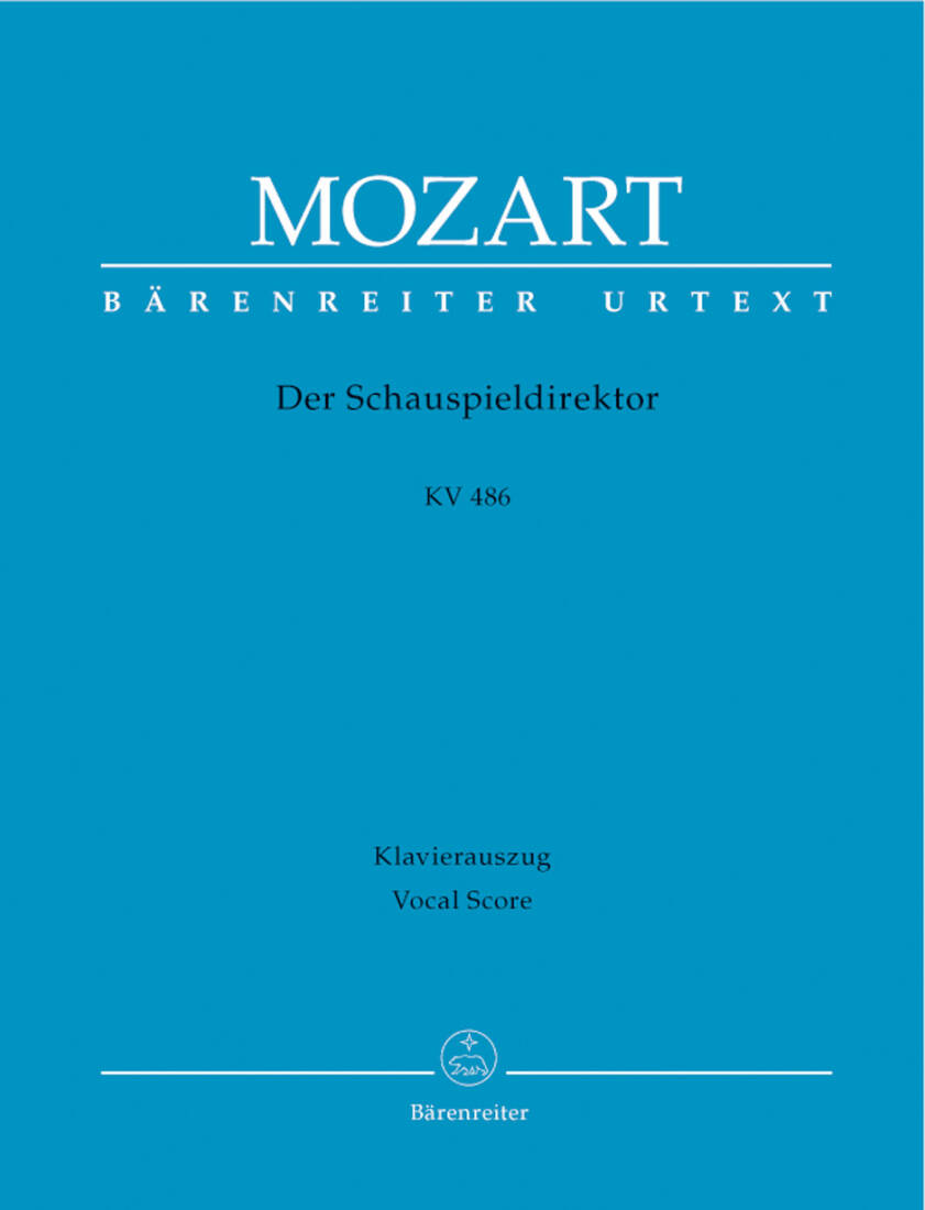 Der Schauspieldirektor K. 486 - Mozart - Vocal Score, Urtext Edition - Soloists, Orchestra