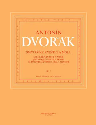 Baerenreiter Verlag - String Quintet in A Minor, Op. 1 - Dvorak - Parts Set