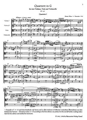 The Ten Celebrated String Quartets - Mozart - Study Score, Urtext Edition, Anthology - String Quartet
