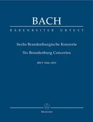 Baerenreiter Verlag - Six Brandenburg Concertos BWV 1046-1051 - Bach - Study Score, Urtext Edition, Anthology - Orchestra