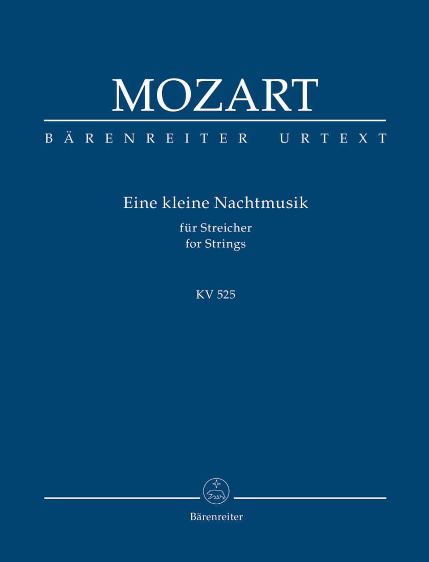Eine Kleine Nachtmusik for Strings in G Major K. 525 - Mozart - Study Score, Urtext Edition