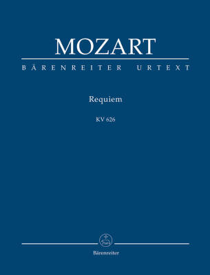 Baerenreiter Verlag - Requiem K. 626 - Mozart - Study Score, Urtext Edition