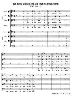Motets of Doubtful Authenticity BWV Anh. 159/160 - Bach - Choral Score, Urtext Edition, Anthology - Choir