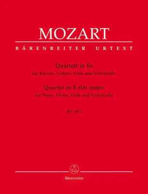 Baerenreiter Verlag - Quartet in E-flat Major K. 493 - Mozart - Piano Quartet - Parts Set