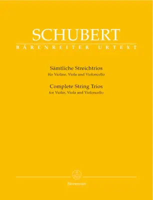 Baerenreiter Verlag - Complete String Trios - Schubert - Parts Set