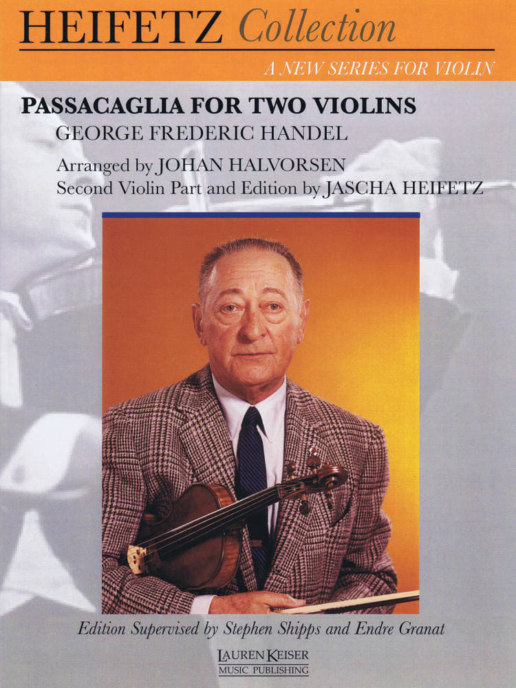 Passacaglia For Two Violins - Handel/Halvorsen/Heifetz - Score/Parts
