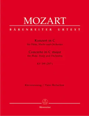 Baerenreiter Verlag - Concerto in C Major K. 299 (297c) - Mozart - Flute/Harp/Piano - Parts Set