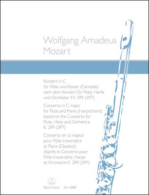 Baerenreiter Verlag - Concerto in C Major - Mozart - Flute/Piano - Book
