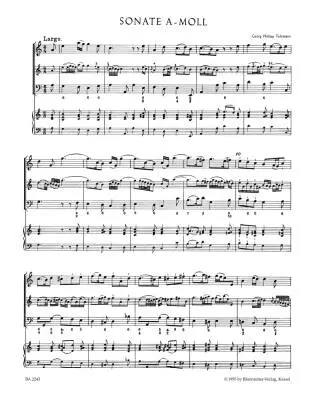 Methodical Sonatas III - Telemann - Violin (Flute)/Piano - Book