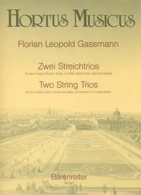Baerenreiter Verlag - Two String Trios - Gassmann - String Trio - Parts Set