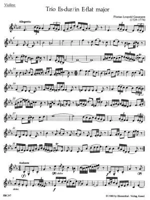 Two String Trios - Gassmann - String Trio - Parts Set